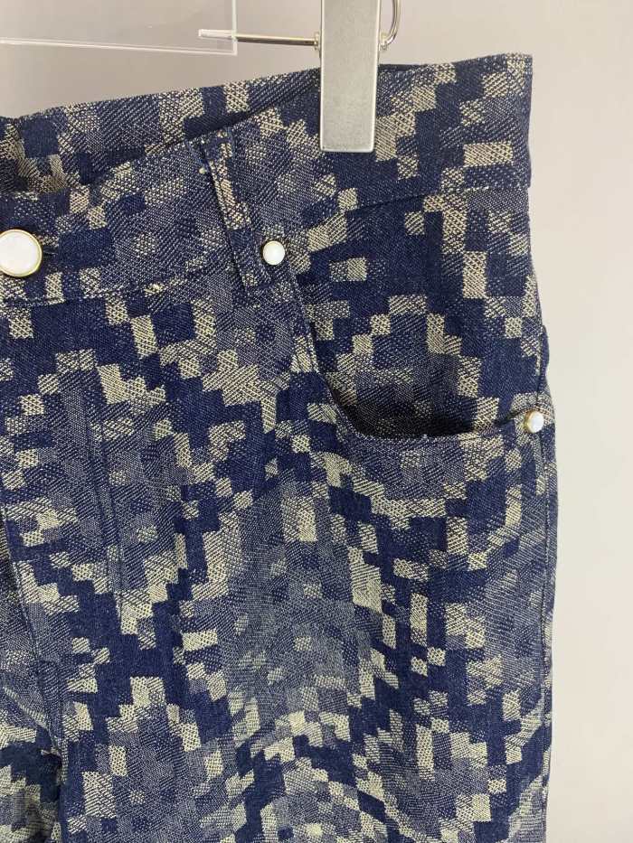 Louis Vuitton Graphic Denim Skate Pants