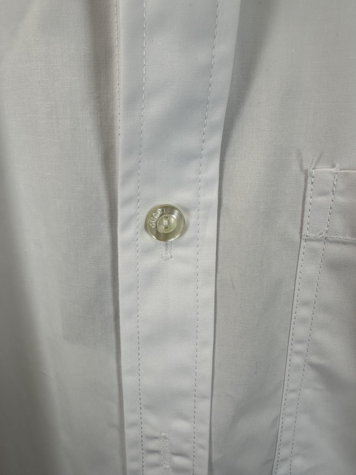 Gucci Logo Embroidered Long Sleeve Shirt