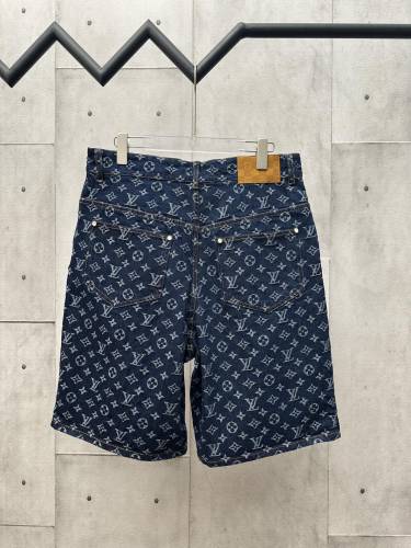Louis Vuitton Jacquard Denim Shorts