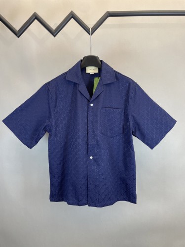 Gucci GG Jacquard Short Sleeved Shirt