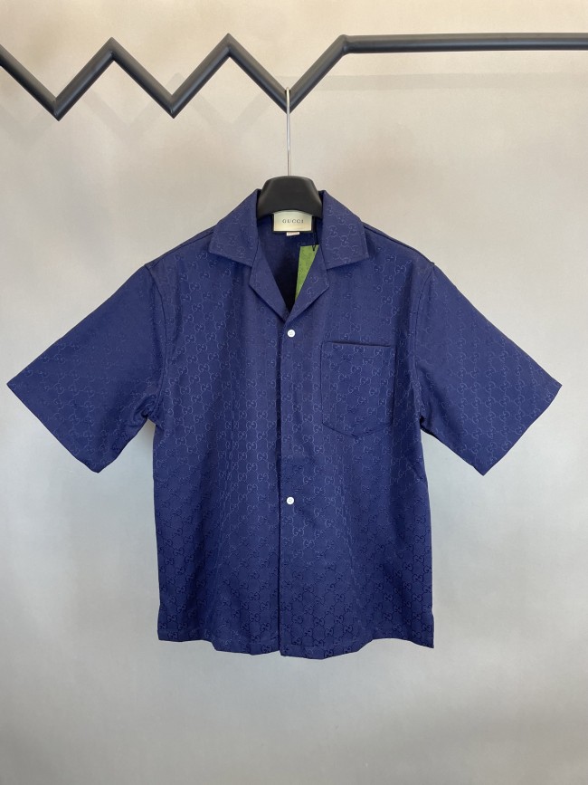 Gucci GG Jacquard Short Sleeved Shirt