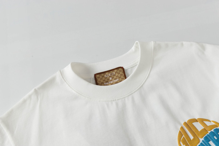 Gucci X Balenciaga logo T-shirt short sleeves