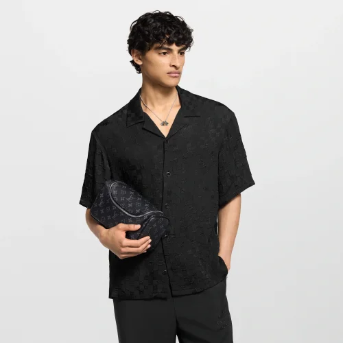 Louis Vuitton Graphic Jacquard Short-Sleeved