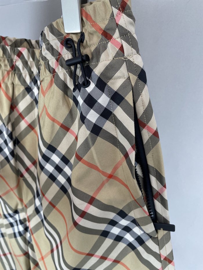 Burberry Check Horse Embroidered Shorts