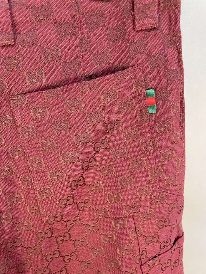 Gucci Canvas Cotton-blend Bermuda Shorts