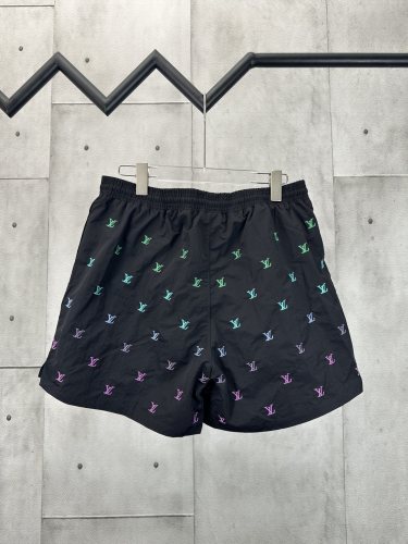 LV Blason Gradient Embroidered Swim Shorts