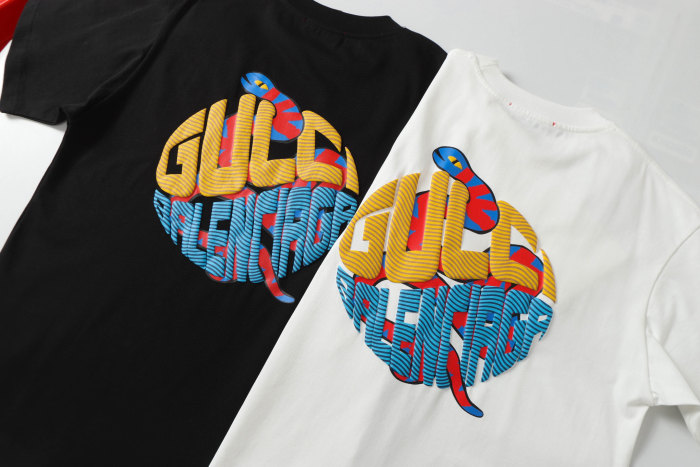 Gucci X Balenciaga logo T-shirt short sleeves