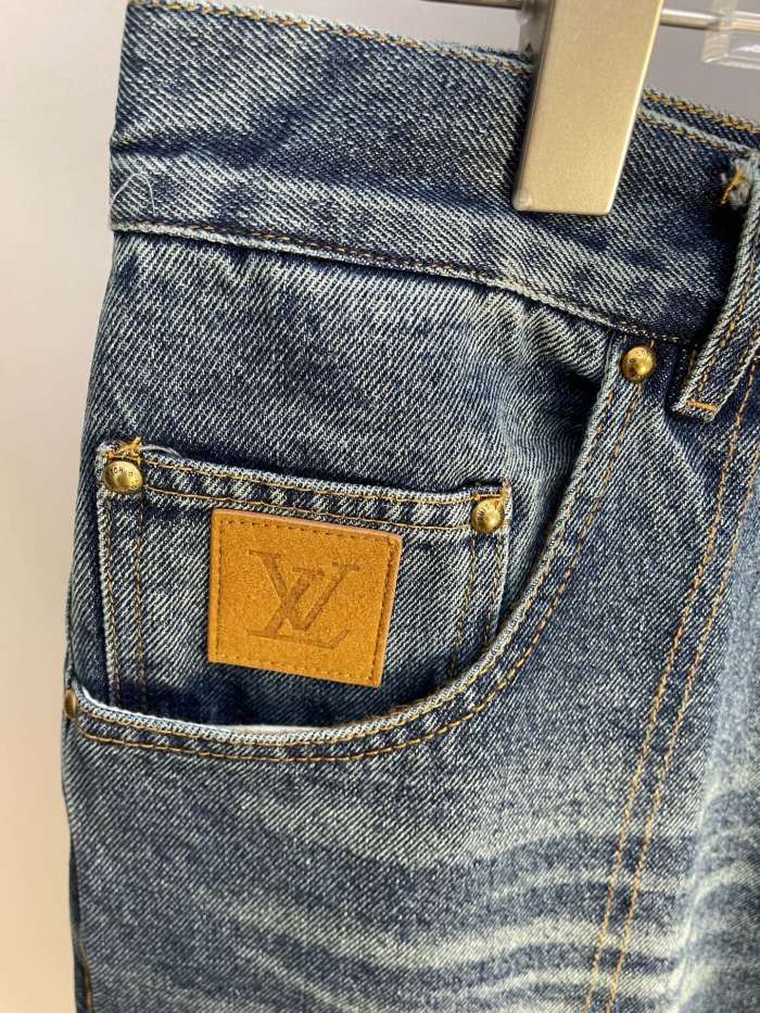 LOUIS VUITTON Denim Workwear Shorts