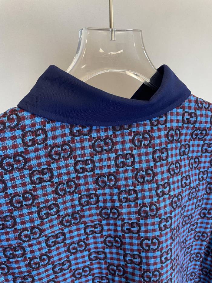 Gucci Monogram Lapel Long Sleeve Shirt