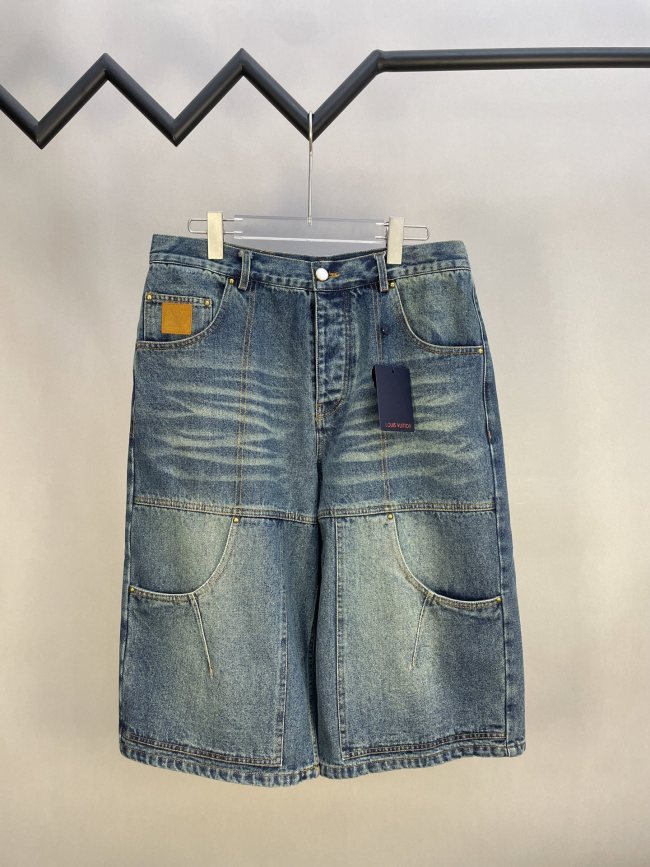 LOUIS VUITTON Denim Workwear Shorts