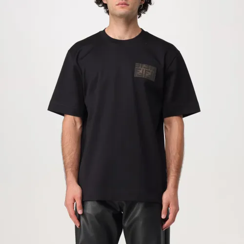 Fendi Logo Cotton Short Sleeve T-Shirt