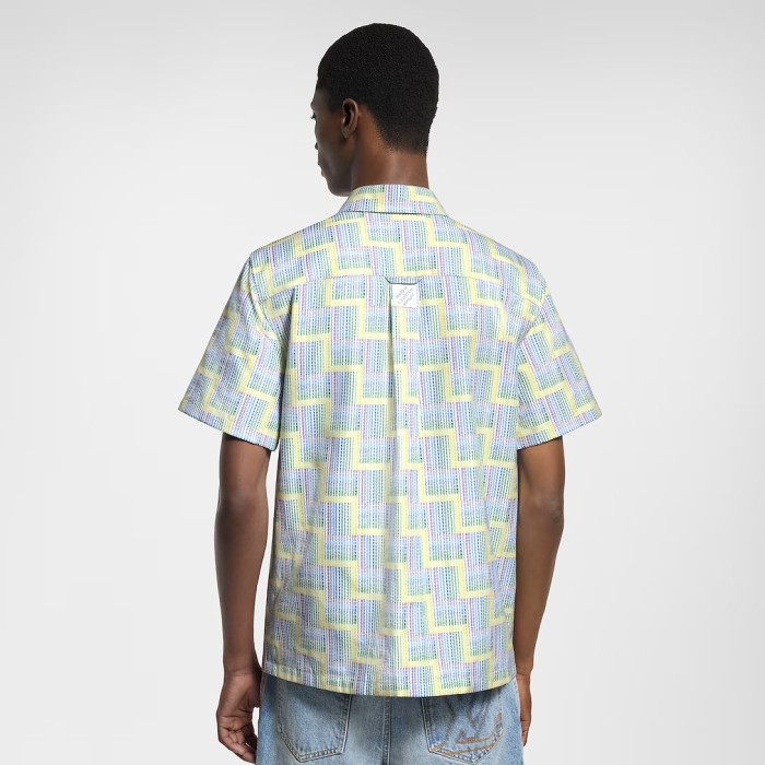 Louis Vuitton Graphic Printed Short-Sleeved Shirt