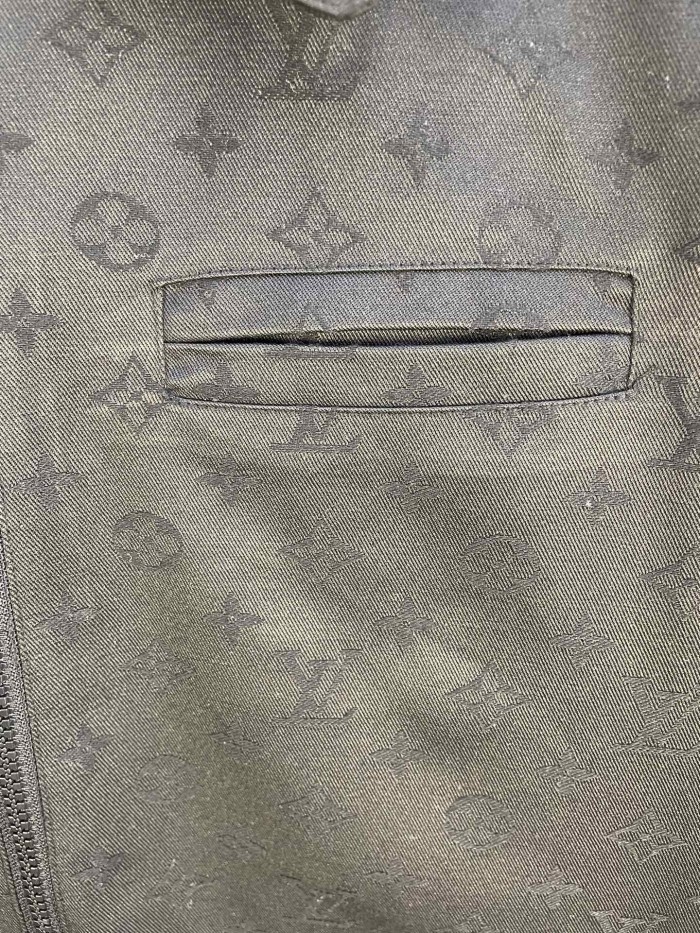 Louis Vuitton Lapel Jacquard Monogram Suit Jacket