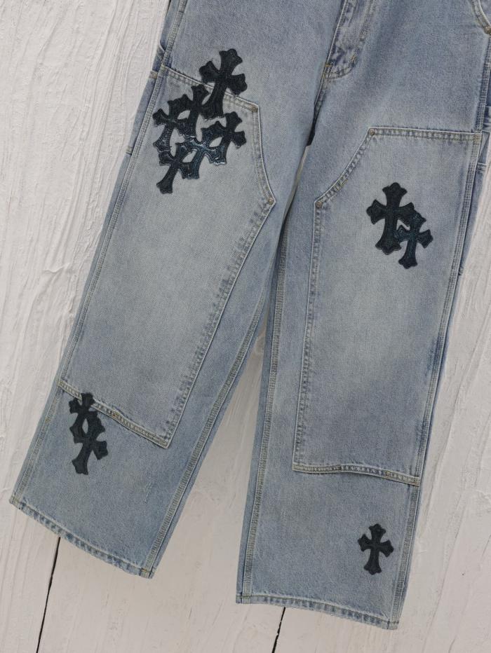 Chrome Hearts Star Cross Work Jeans
