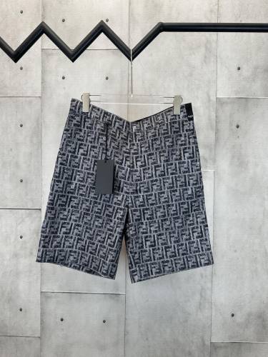 FENDI LOGO FF Jacquard Shorts