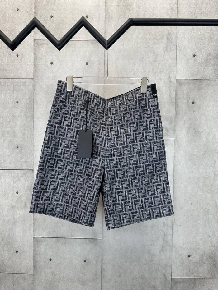 FENDI LOGO FF Jacquard Shorts