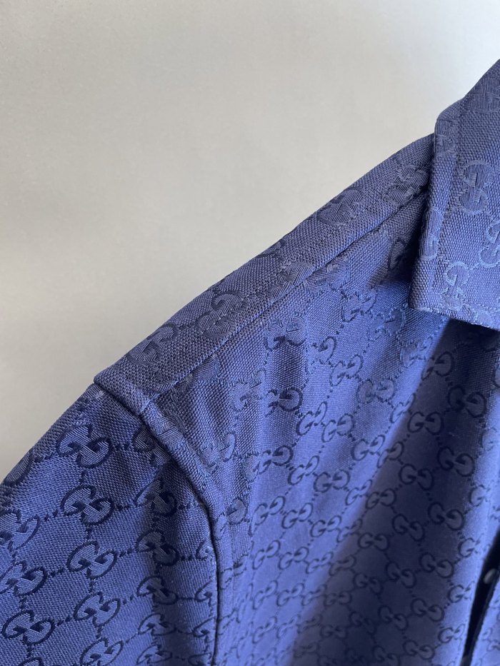 Gucci GG Jacquard Short Sleeved Shirt