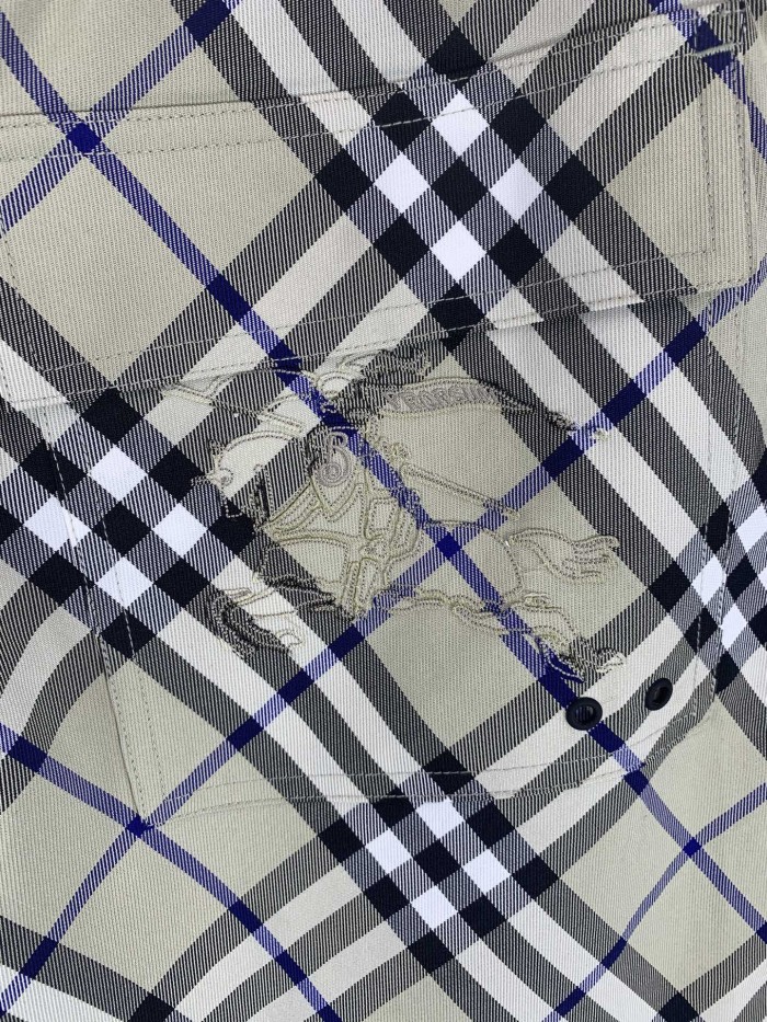 Burberry Check Horse Embroidered Shorts