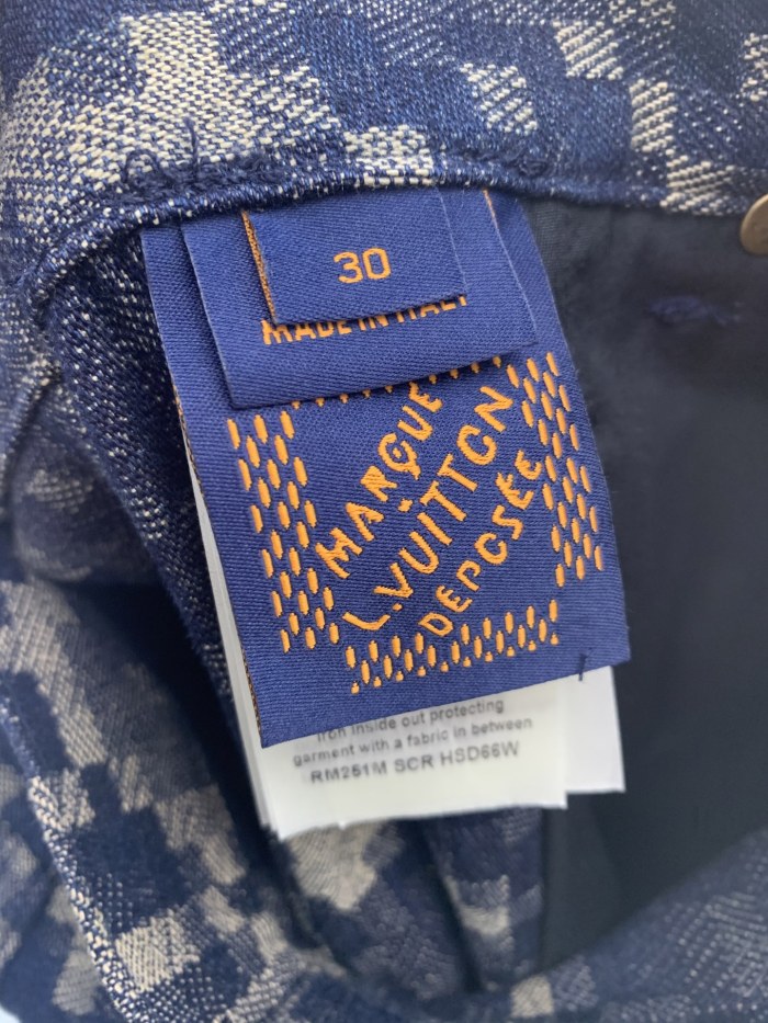 Louis Vuitton Graphic Denim Skate Pants