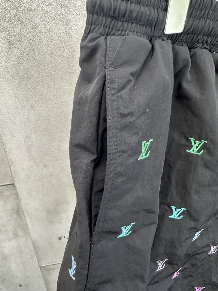 LV Blason Gradient Embroidered Swim Shorts