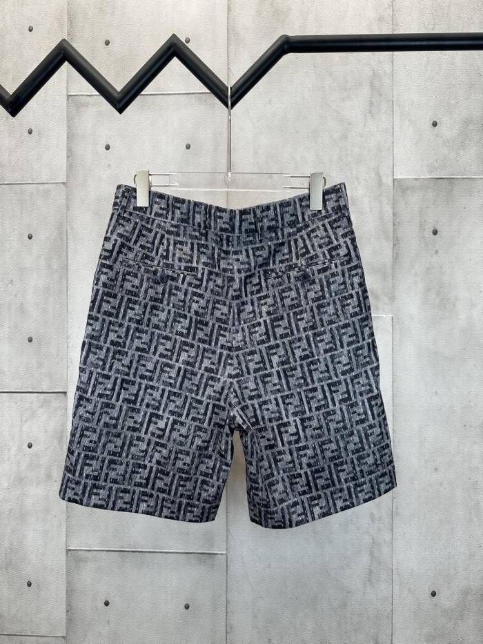 FENDI LOGO FF Jacquard Shorts