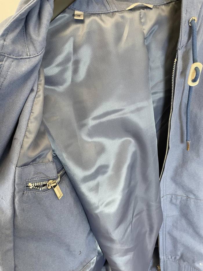 Dior Logo Embroidered Print Hooded Sweatshirt Jacket