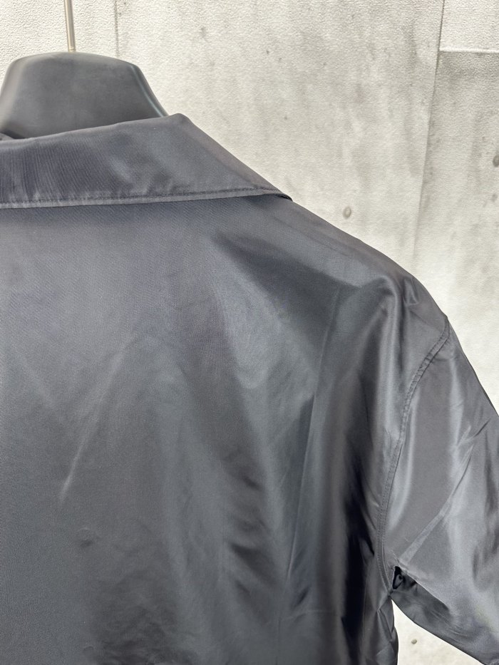 Prada Black Re-nylon Short-sleeved Shirt