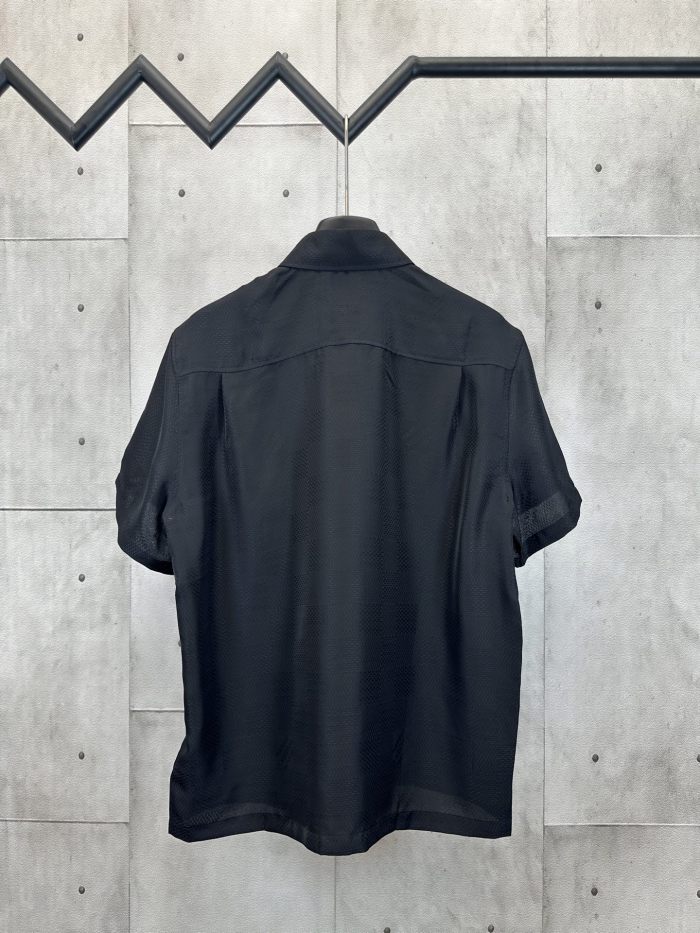 Louis Vuitton Silk Short Sleeved Shirt