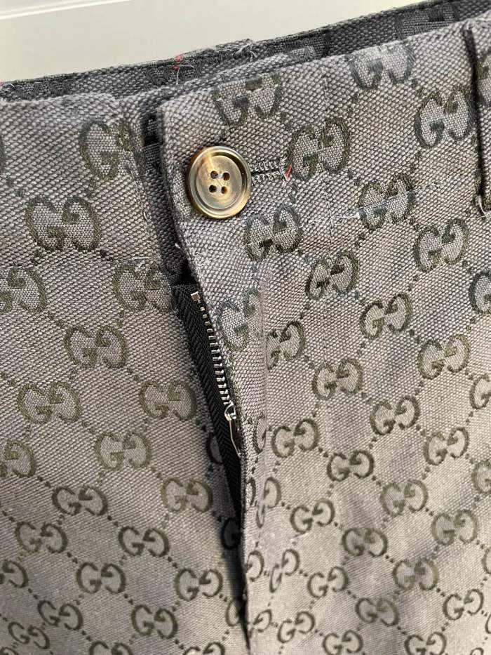 Gucci Canvas Cotton-blend Bermuda Shorts
