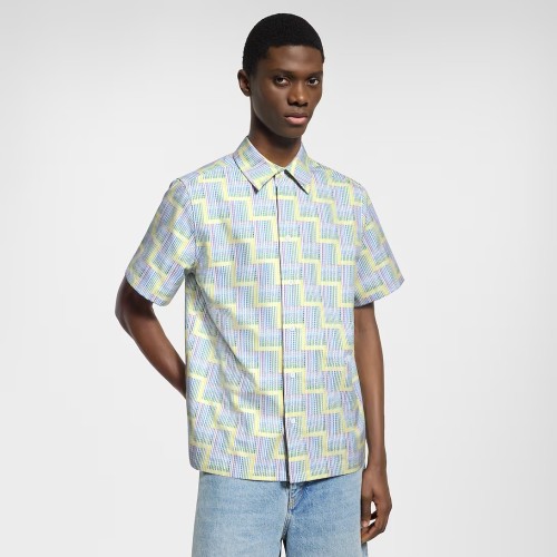 Louis Vuitton Graphic Printed Short-Sleeved Shirt