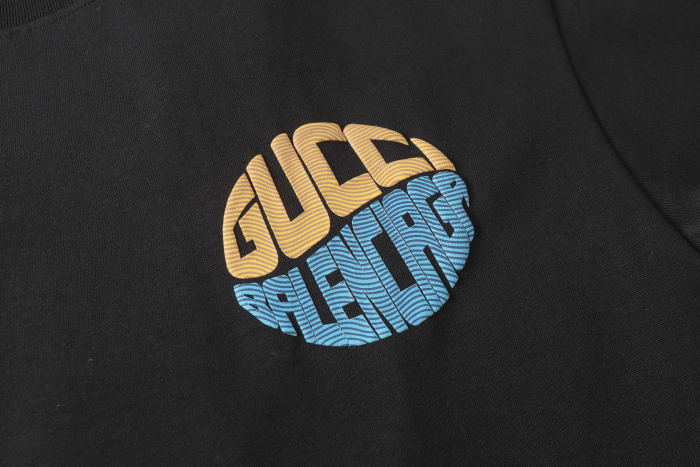 Gucci X Balenciaga logo T-shirt short sleeves