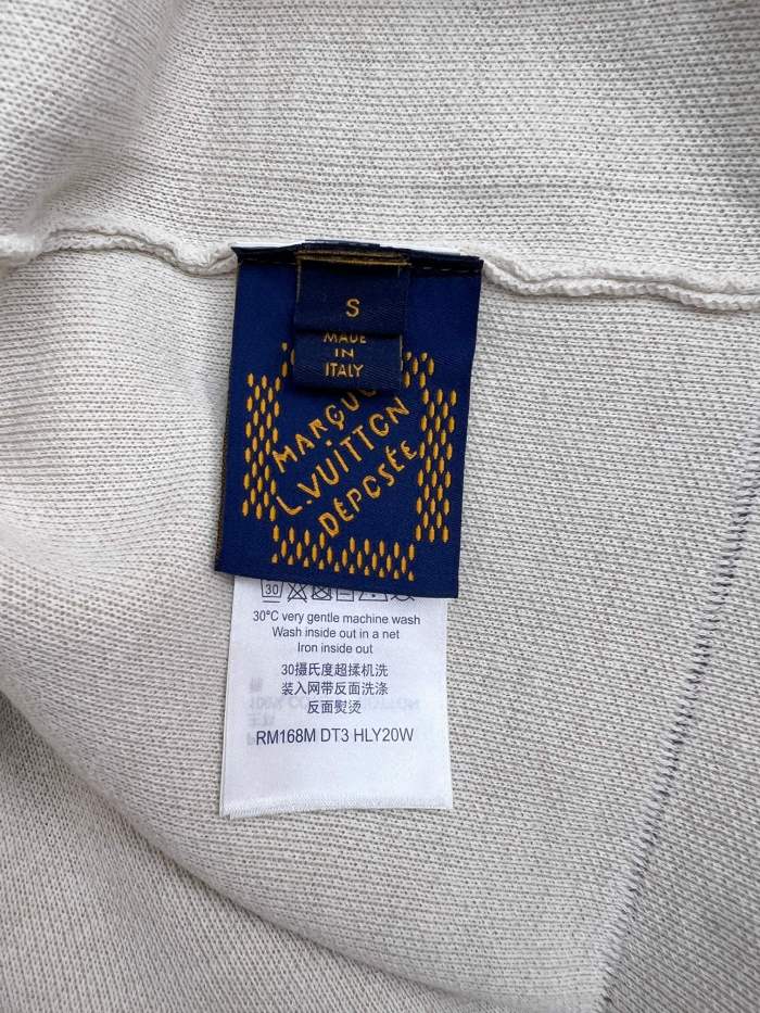 Louis Vuitton Monogram Embossed Short-Sleeved Knit Shirt
