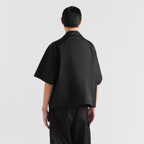 Prada Black Re-nylon Short-sleeved Shirt