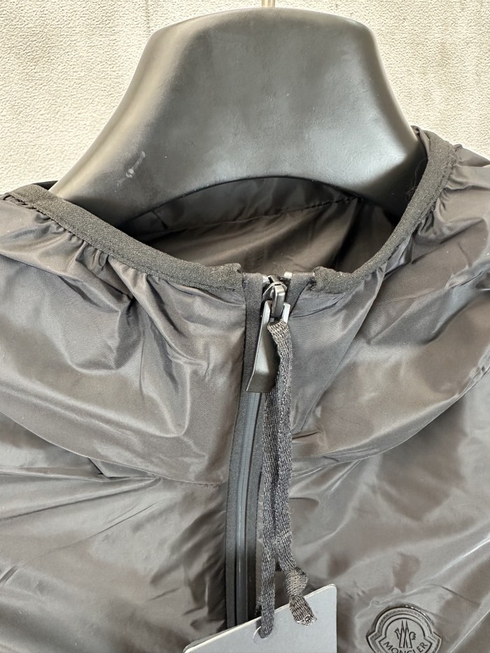 MONCLER Hooded Reflective Printed Vest
