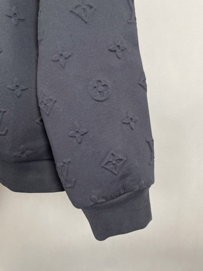 Louis Vuitton Embossed Monogram Jersey Tracksuit Top