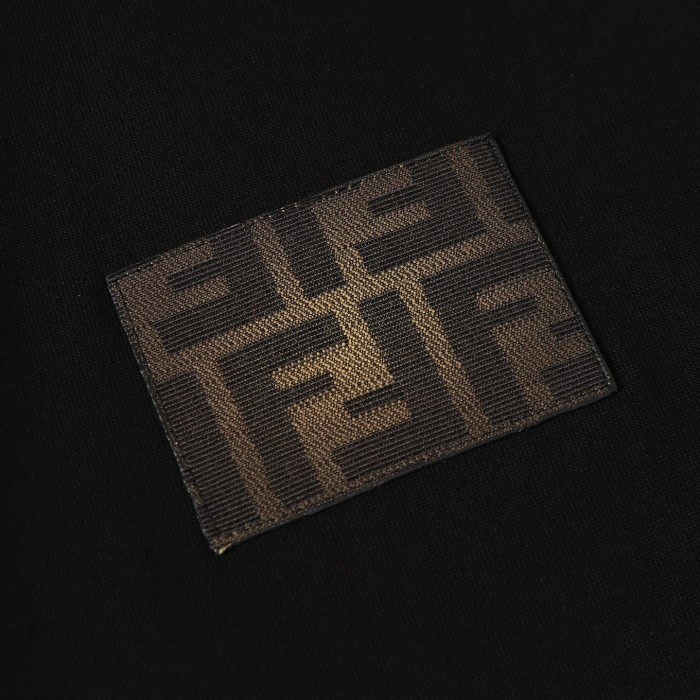 Fendi Logo Cotton Short Sleeve T-Shirt