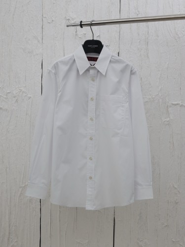 Gucci Logo Embroidered White Shirt
