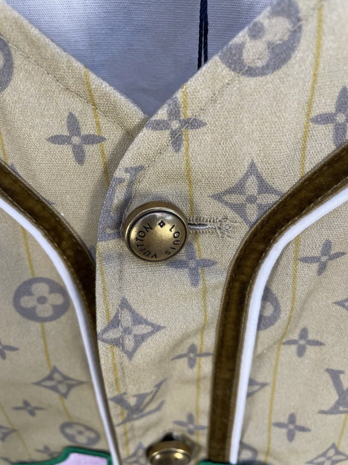 Louis Vuitton Knitted Baseball Short Sleeve Shirt