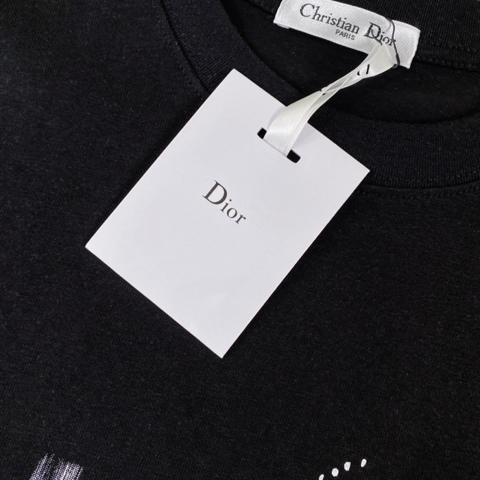Dior Graffiti Monogram Short Sleeve T-Shirt