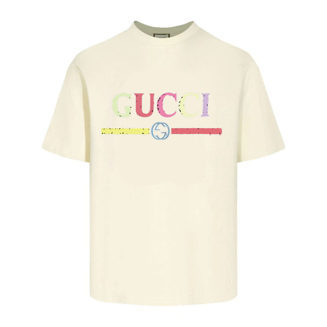 Gucci Beige Sequin Vintage Logo T-Shirt