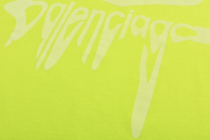 Balenciaga Melted Logo Print Short Sleeve T-Shirt