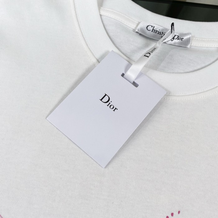 Dior Graffiti Monogram Short Sleeve T-Shirt