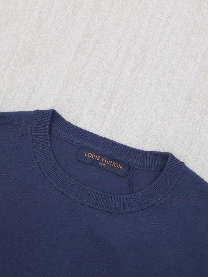 Louis Vuitton Jacquard Knitted Short-Sleeved T-shirt