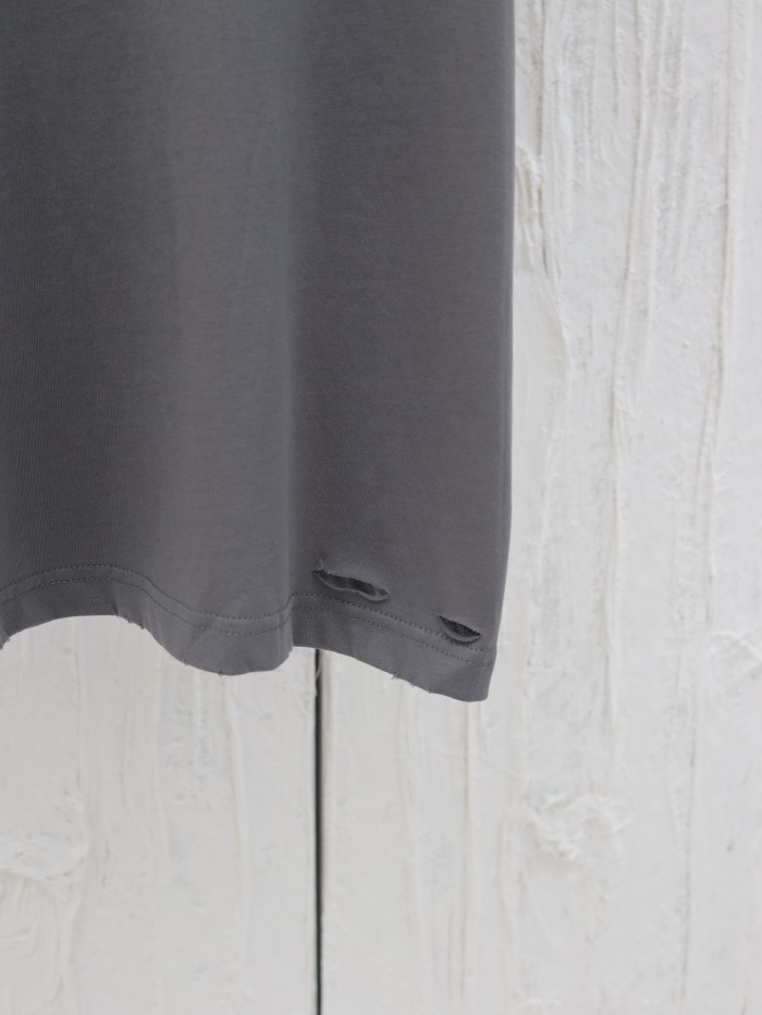 BALENCIAGA MAN GREY T-SHIRTS & TANK TOPS