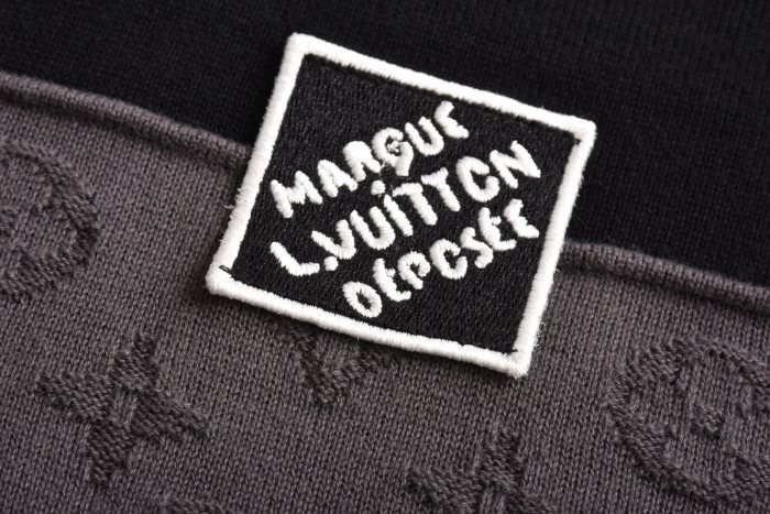Louis Vuitton Monogram Jacquard Long-Sleeved Polo Shirt