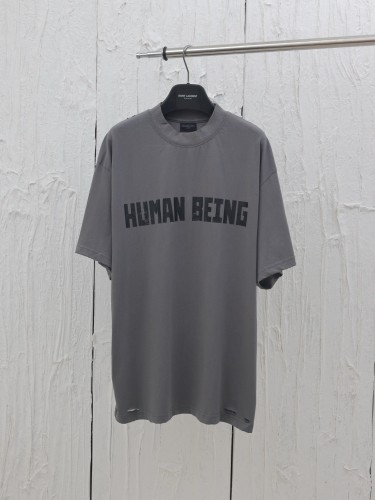 BALENCIAGA MAN GREY T-SHIRTS & TANK TOPS