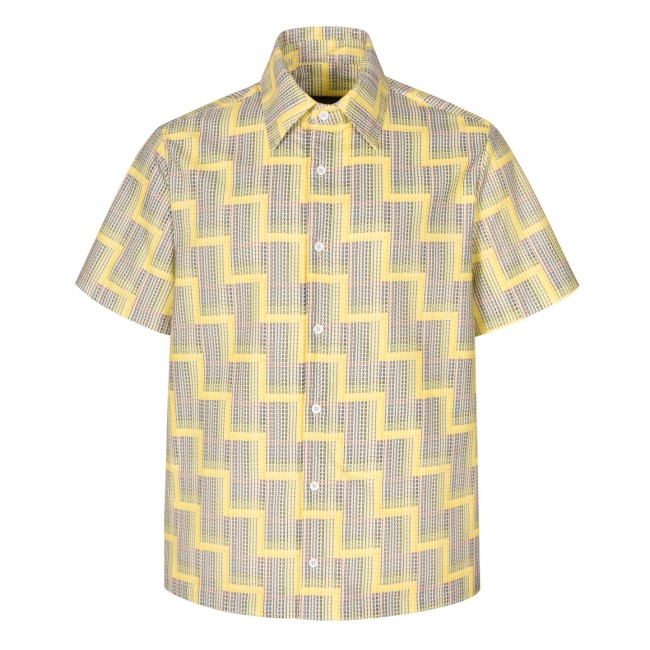 Louis Vuitton Ladder Check Print Short Sleeve Shirt