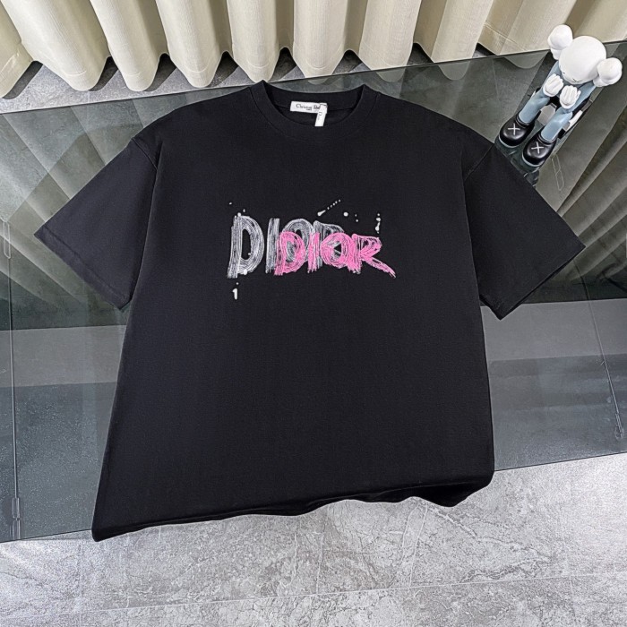 Dior Graffiti Monogram Short Sleeve T-Shirt