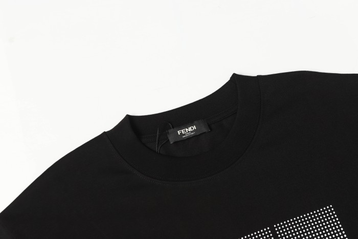 Fendi FF Print Logo Short-sleeved T-shirt