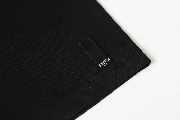 Fendi FF Print Logo Short-sleeved T-shirt